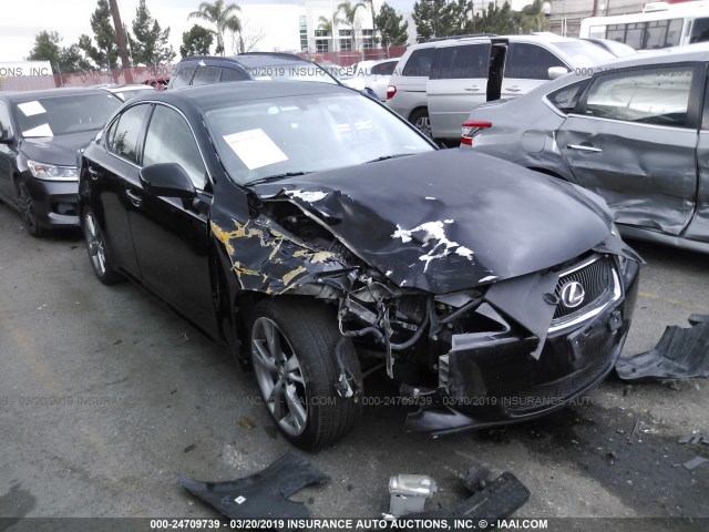 JTHBE262165006950 - 2006 LEXUS IS 350 BLACK photo 1