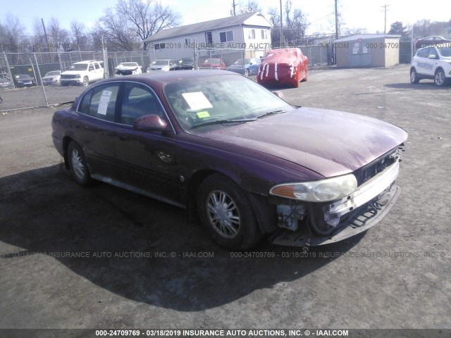 1G4HR54K82U211942 - 2002 BUICK LESABRE LIMITED MAROON photo 1