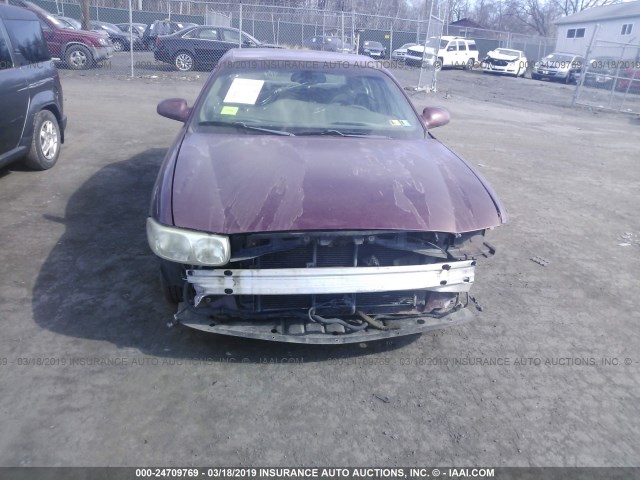 1G4HR54K82U211942 - 2002 BUICK LESABRE LIMITED MAROON photo 6