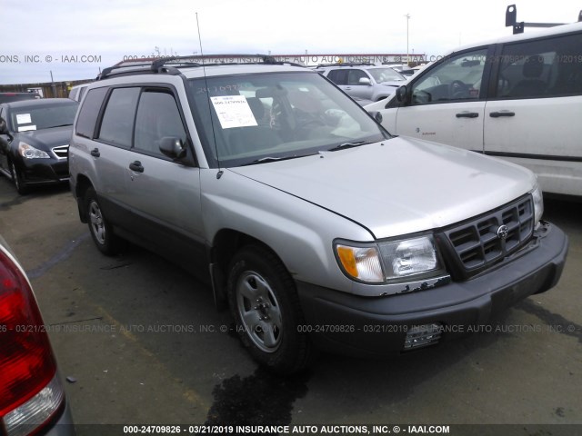 JF1SF6357XH716493 - 1999 SUBARU FORESTER L SILVER photo 1