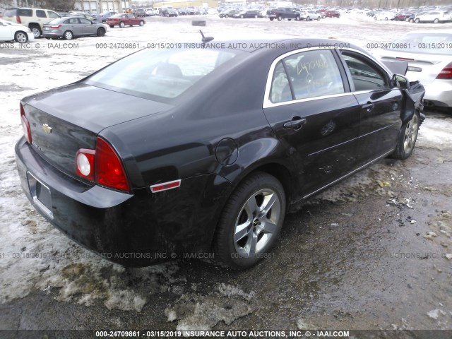 1G1ZC5EB3AF217328 - 2010 CHEVROLET MALIBU 1LT 黑色 照片 4