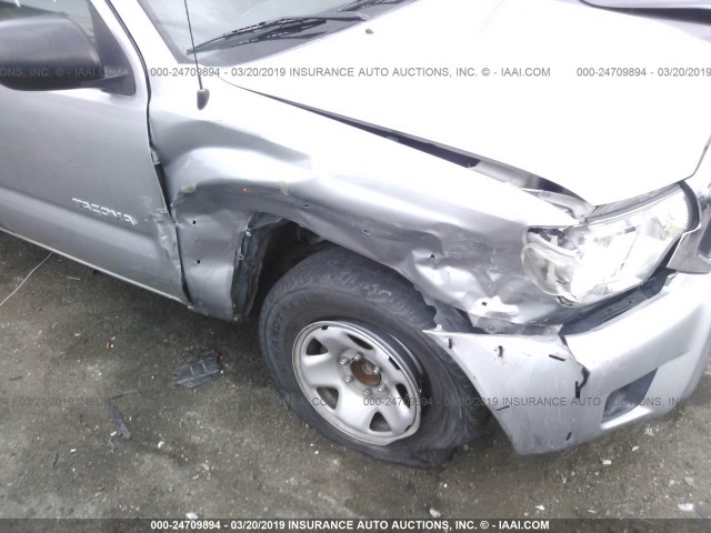 5TFJX4GN9FX047066 - 2015 TOYOTA TACOMA DOUBLE CAB PRERUNNER SILVER photo 6