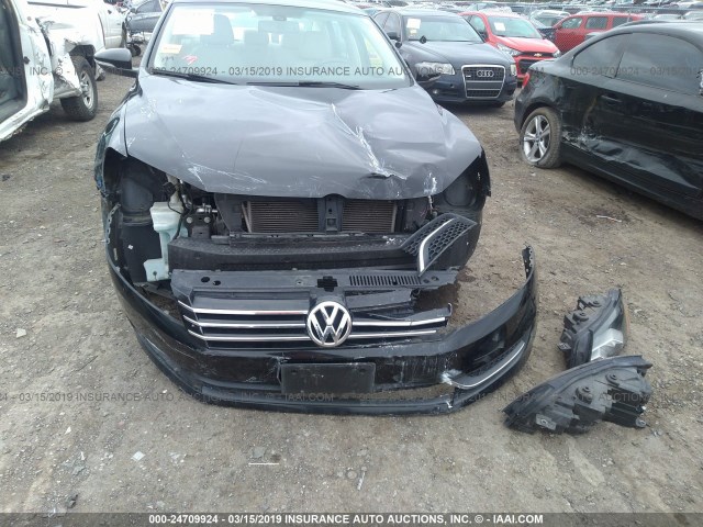 1VWBP7A32CC089110 - 2012 VOLKSWAGEN PASSAT SE BLACK photo 6