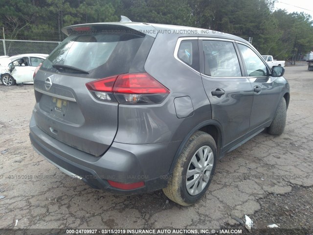 JN8AT2MT6HW386349 - 2017 NISSAN ROGUE S/SL/SV GRAY photo 4