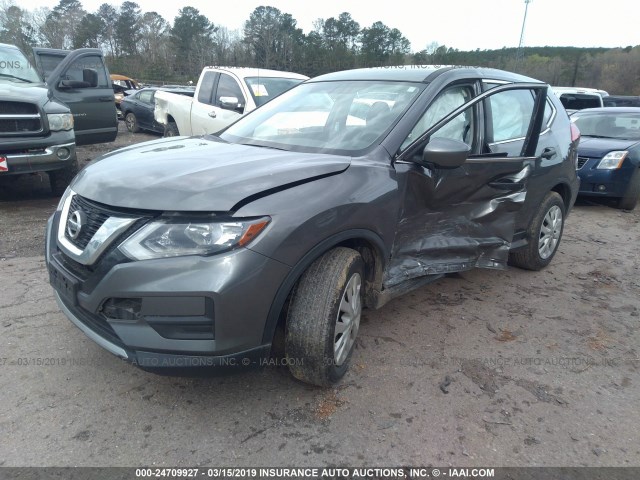 JN8AT2MT6HW386349 - 2017 NISSAN ROGUE S/SL/SV GRAY photo 6