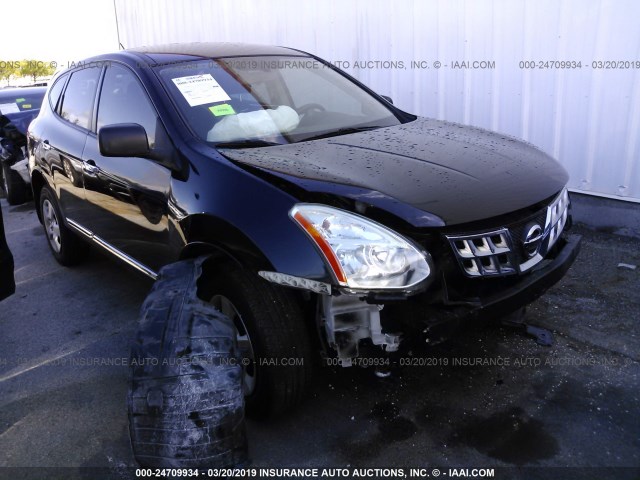 JN8AS5MT2CW601321 - 2012 NISSAN ROGUE S/SV BLACK photo 1