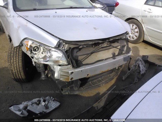 1G1ZC5EB4AF238334 - 2010 CHEVROLET MALIBU 1LT 银色 照片 6