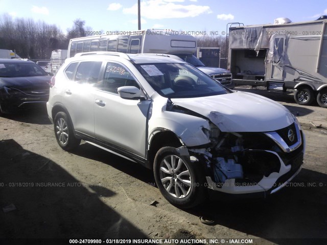 KNMAT2MV2KP512401 - 2019 NISSAN ROGUE WHITE photo 1