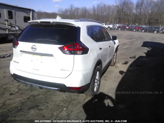 KNMAT2MV2KP512401 - 2019 NISSAN ROGUE WHITE photo 4