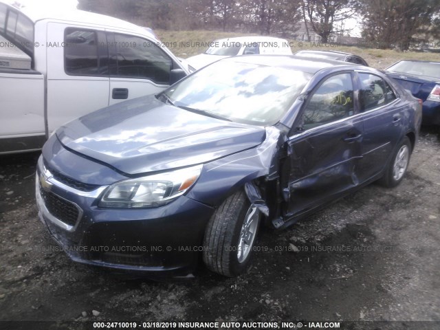 1G11B5SL3EF220023 - 2014 CHEVROLET MALIBU LS BLUE photo 2