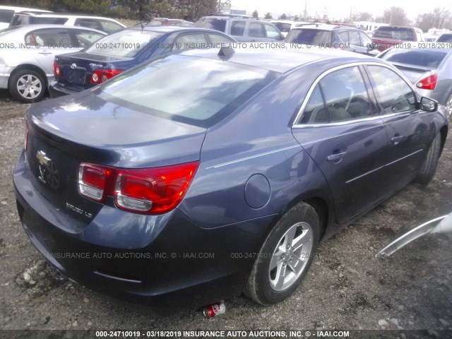 1G11B5SL3EF220023 - 2014 CHEVROLET MALIBU LS BLUE photo 4