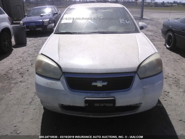 1G1ZT58N48F128724 - 2008 CHEVROLET MALIBU LT/CLASSIC WHITE photo 6