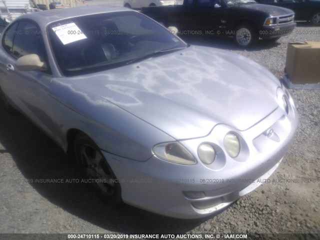 KMHJG35F21U265684 - 2001 HYUNDAI TIBURON SILVER photo 6