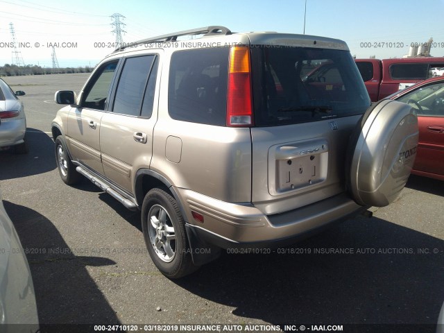 JHLRD18711C052968 - 2001 HONDA CR-V SE/LE BEIGE photo 3