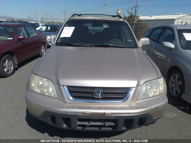 JHLRD18711C052968 - 2001 HONDA CR-V SE/LE BEIGE photo 6