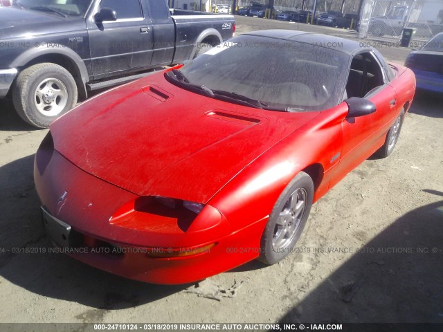 2G1FP22PXV2115165 - 1997 CHEVROLET CAMARO Z28 RED photo 2