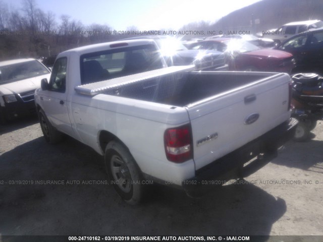 1FTYR10D86PA87602 - 2006 FORD RANGER WHITE photo 3