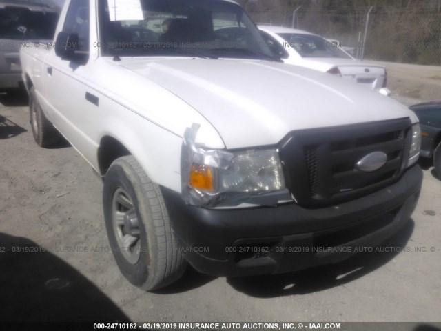 1FTYR10D86PA87602 - 2006 FORD RANGER WHITE photo 6