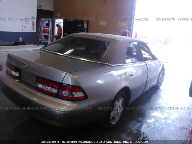 JT8BF28G4Y0277846 - 2000 LEXUS ES 300 GOLD photo 4