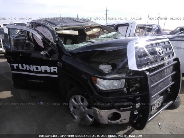 5TFRY5F14BX108998 - 2011 TOYOTA TUNDRA DOUBLE CAB SR5 BLACK photo 1