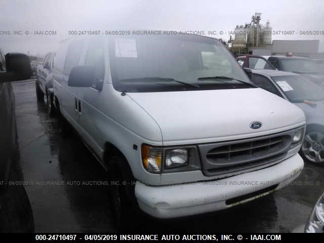 1FTRE14W3YHA26263 - 2000 FORD ECONOLINE E150 VAN WHITE photo 1