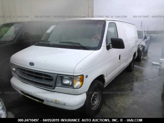 1FTRE14W3YHA26263 - 2000 FORD ECONOLINE E150 VAN WHITE photo 2