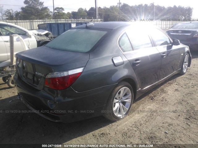 WBANW1C58AC167088 - 2010 BMW 535 I 灰色 照片 4