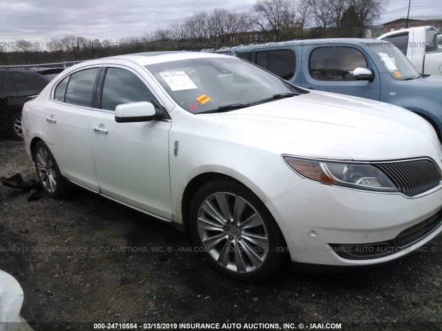 1LNHL9FT0DG604026 - 2013 LINCOLN MKS WHITE photo 1