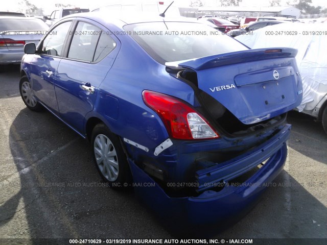 3N1CN7AP9DL844889 - 2013 NISSAN VERSA S/S PLUS/SV/SL BLUE photo 3