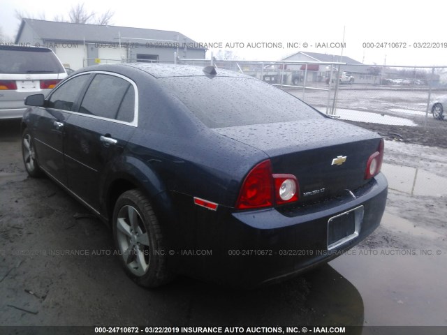 1G1ZC5E09CF270746 - 2012 CHEVROLET MALIBU 1LT 蓝色 照片 3