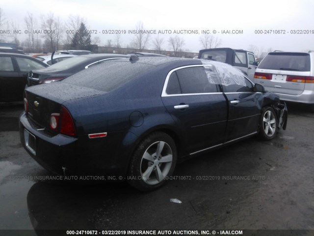 1G1ZC5E09CF270746 - 2012 CHEVROLET MALIBU 1LT 蓝色 照片 4