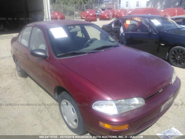 1Y1SK5287SZ085139 - 1995 GEO PRIZM LSI RED photo 1