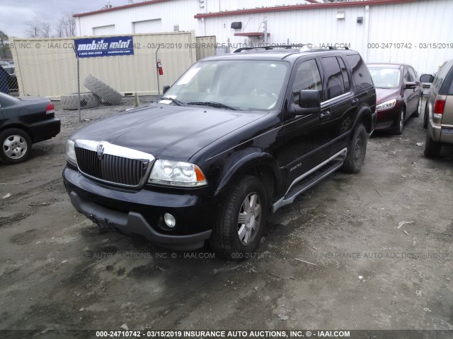 5LMEU88H04ZJ29532 - 2004 LINCOLN AVIATOR 黑色 照片 2