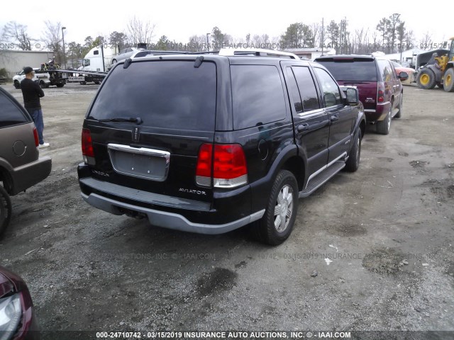 5LMEU88H04ZJ29532 - 2004 LINCOLN AVIATOR 黑色 照片 4