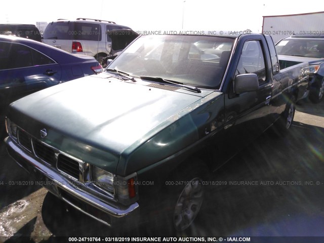 1N6SD16S7VC313738 - 1997 NISSAN TRUCK KING CAB SE/KING CAB XE GREEN photo 2