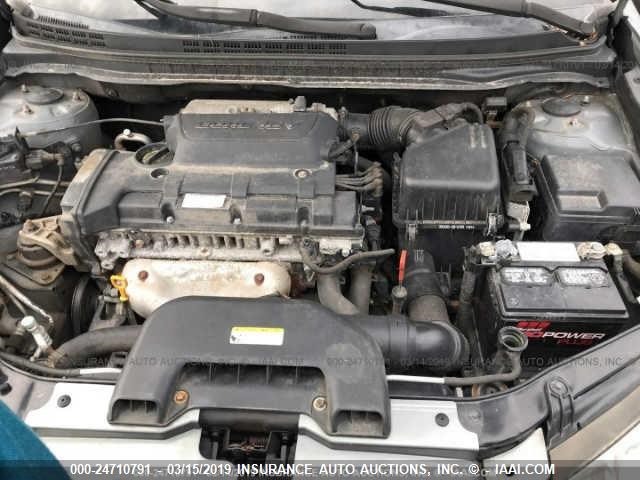 KMHDU4AD5AU830560 - 2010 HYUNDAI ELANTRA GRAY photo 10