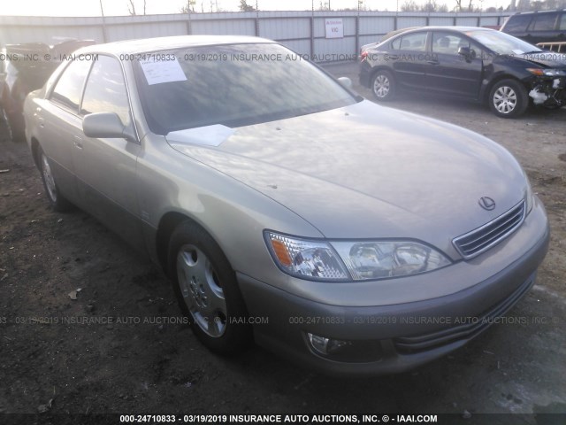 JT8BF28G1Y5098442 - 2000 LEXUS ES 300 BEIGE photo 1