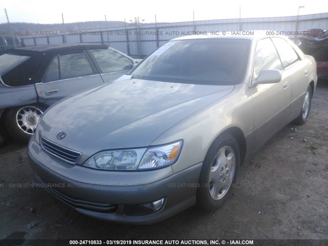 JT8BF28G1Y5098442 - 2000 LEXUS ES 300 BEIGE photo 2