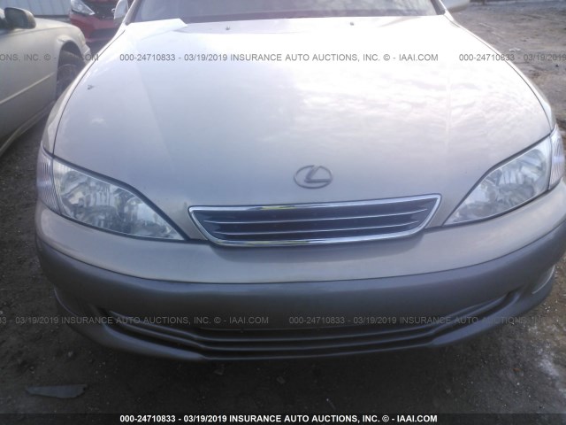 JT8BF28G1Y5098442 - 2000 LEXUS ES 300 BEIGE photo 6