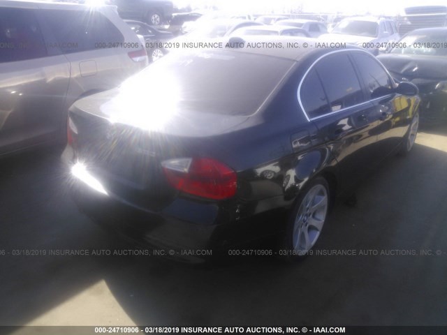 WBAVB33546PS13698 - 2006 BMW 330 I BLACK photo 4