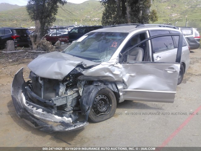 5TDZA23C15S227711 - 2005 TOYOTA SIENNA CE/LE GOLD photo 2