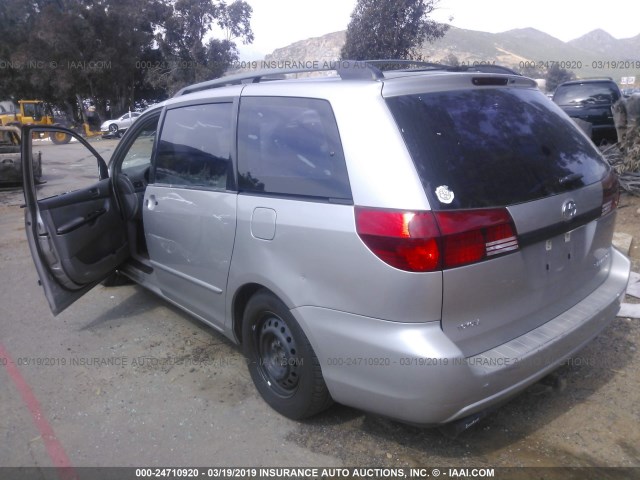 5TDZA23C15S227711 - 2005 TOYOTA SIENNA CE/LE GOLD photo 3