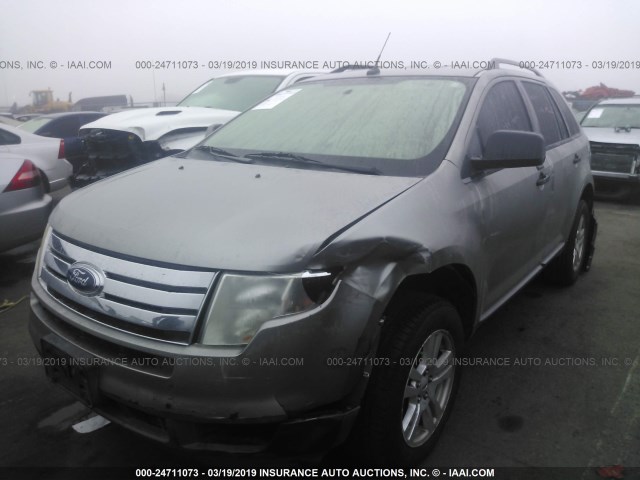 2FMDK36C28BA03129 - 2008 FORD EDGE SE GRAY photo 2