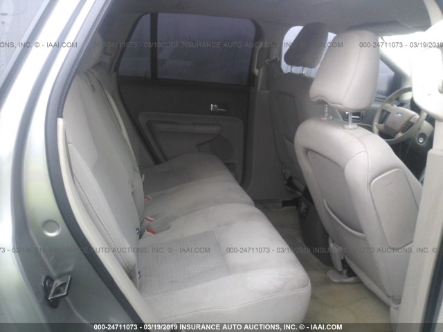 2FMDK36C28BA03129 - 2008 FORD EDGE SE GRAY photo 8