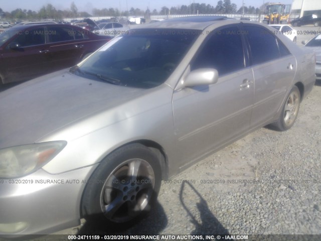 4T1BE30K13U244293 - 2003 TOYOTA CAMRY LE/XLE/SE GOLD photo 6