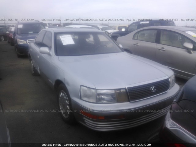 JT8UF11E0M0078833 - 1991 LEXUS LS 400 SILVER photo 1