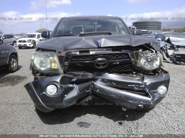 5TFLU4EN1BX014500 - 2011 TOYOTA TACOMA DOUBLE CAB 灰色 照片 6