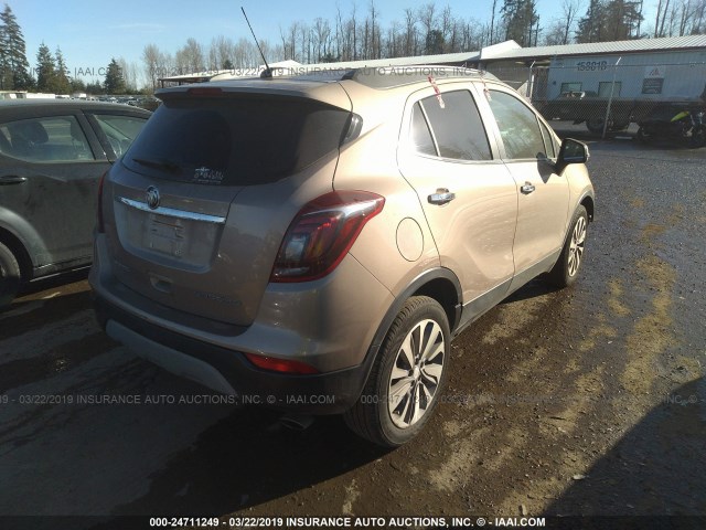 KL4CJASB7JB655948 - 2018 BUICK ENCORE PREFERRED GOLD photo 4