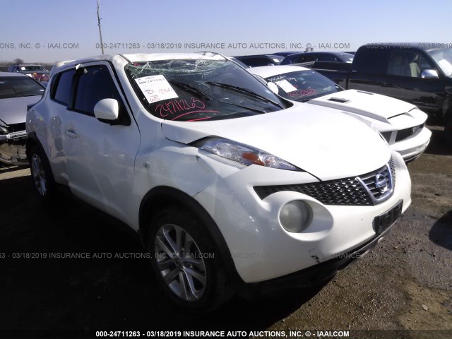 JN8AF5MR7DT207521 - 2013 NISSAN JUKE S/SV/SL WHITE photo 1