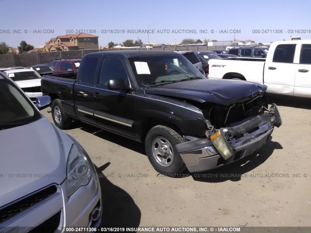 2GCEC19X631328793 - 2003 CHEVROLET SILVERADO C1500 BLACK photo 1